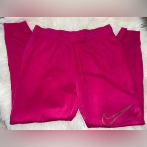 Nike Hot Pink Women's Fleece Joggers